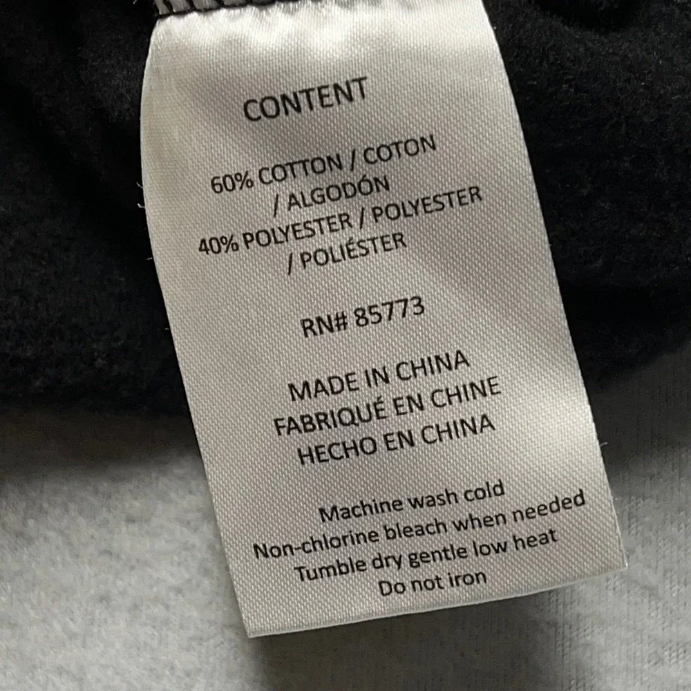 O'Neill Skeleton Graphic Hoodie Black Long Sleeve‎ Standard Fit Men's Size L - Picture 9 of 10